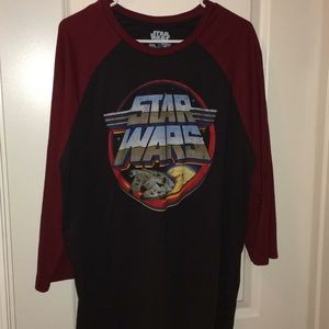 3/4 sleeve Star Wars shirt